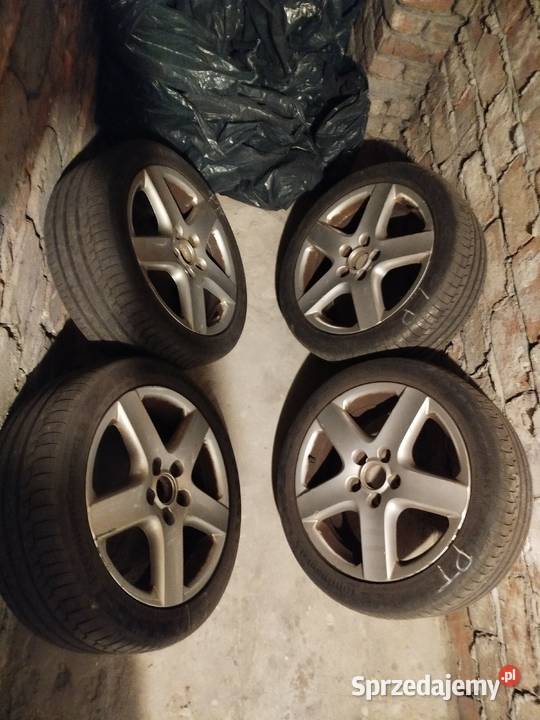 Volkswagen Shran alufelgi z oponami 17 KOMPLET małopolskie Oświęcim