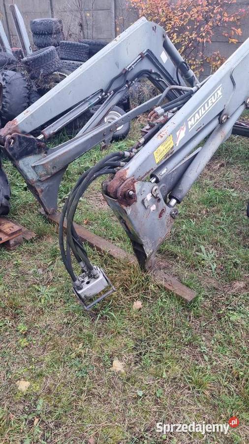 Ładowacz czołowy maileux mx120 tur uszkodzony