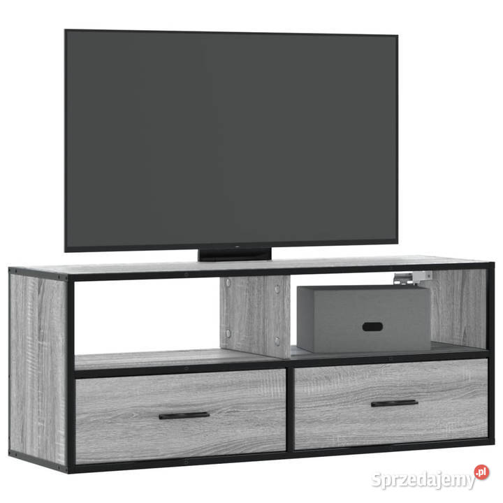 Szafka pod telewizor szary dąb sonoma 100x31x395 Warszawa