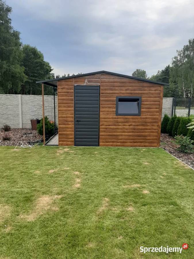 Mały Garaż Blaszany Schowek na Narzędzia Wiatka Grodzisk Wielkopolski sprzedam