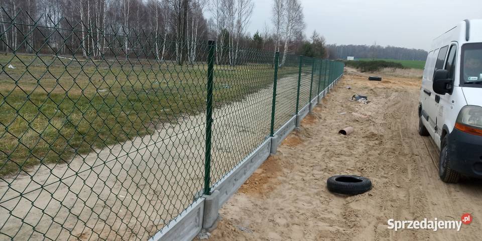 SIATKA OGRODZENIOWA z montażem ogrodzenie z
