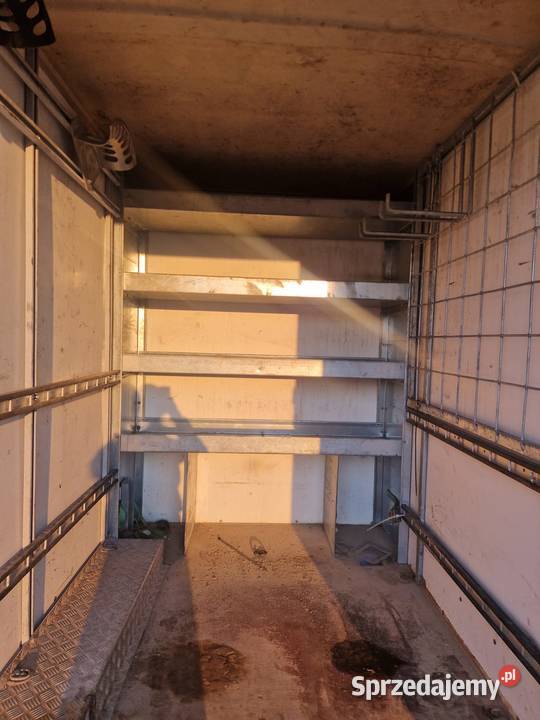 Przyczepa kontener 27 t DMC twarda zabudowa Trzebiel