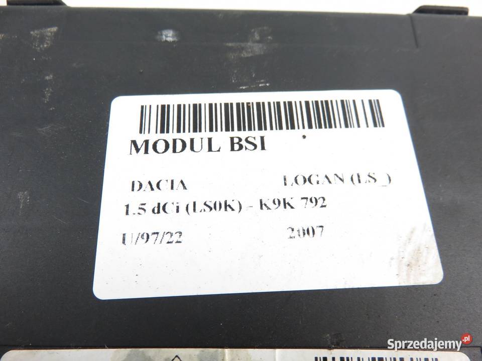BSI DACIA LOGAN 15 dCi K9K 792 8200296328B