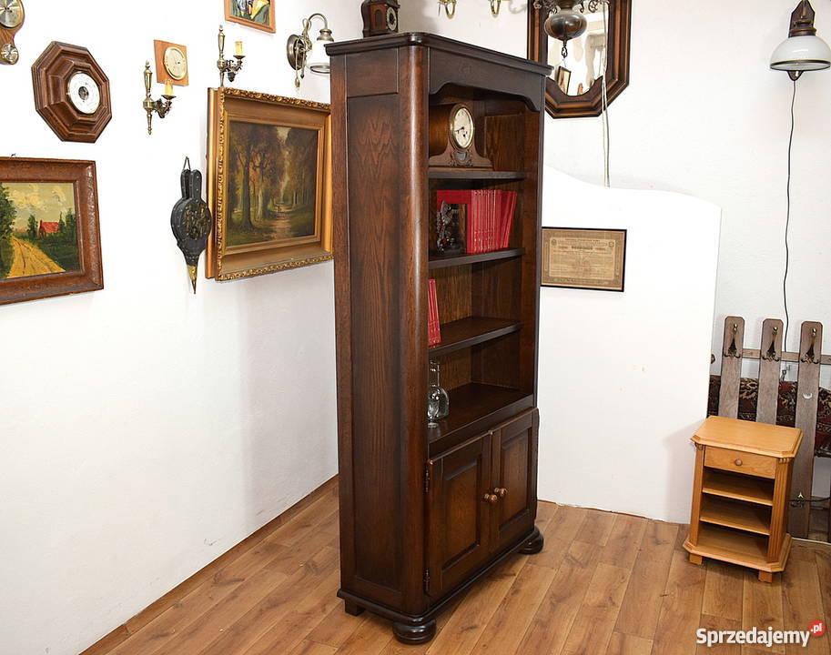 DĘBOWA BIBLIOTEKA REGAŁ BIBLIOTECZKA SZAFKA DĄB Świdnica