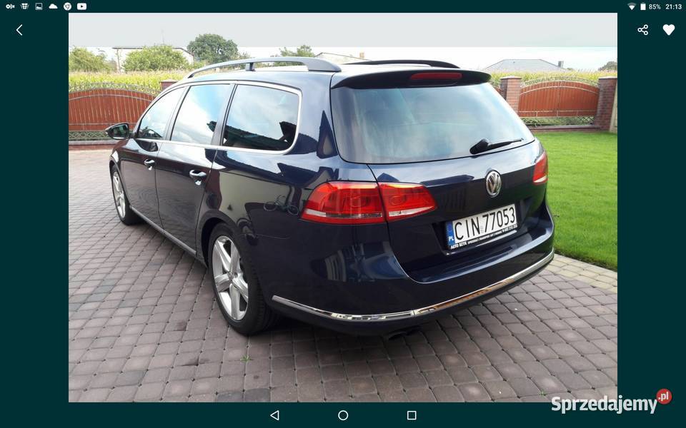 ładny Passat B7 20 TDI CR 140 relingi dachowe kujawsko-pomorskie