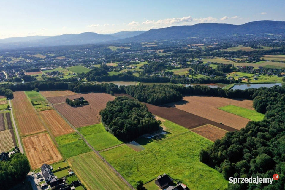 Widokowa działka budowlana w Pisarzowicach śląskie Pisarzowice