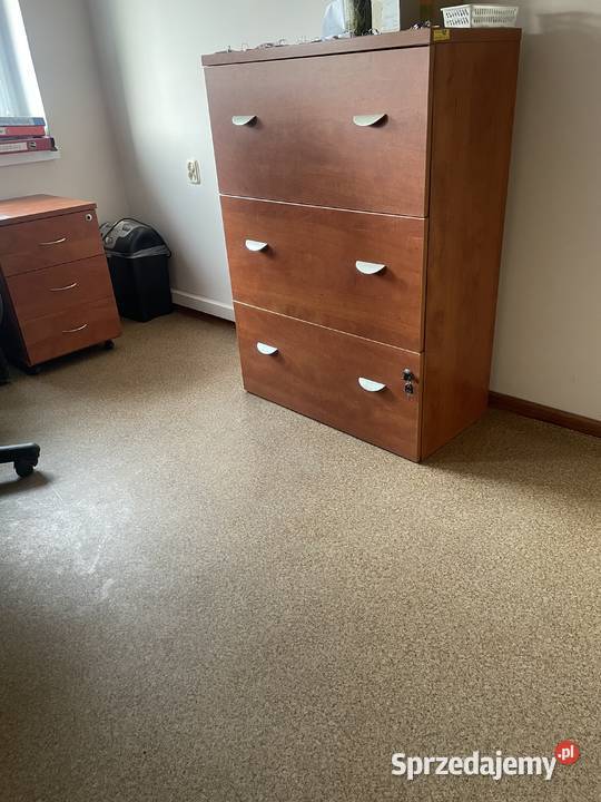 Komoda jasny brąz śląskie Tychy