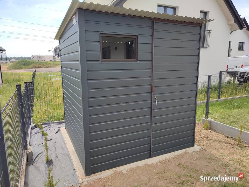 Garaż Blaszany Schowek ogrodowy Magazyn Domowy