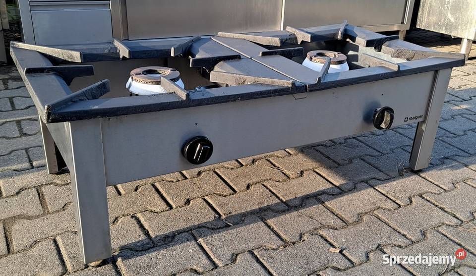 TABORET GAZOWY PODWÓJNY ŻELIWO 18KW STALGAST