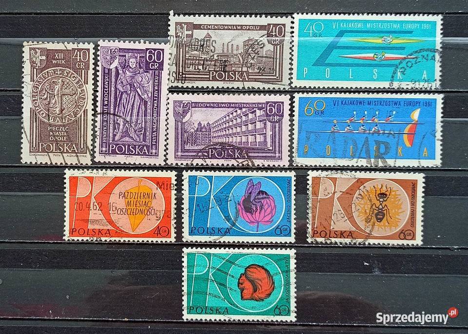 L Znaczki polskie 1961 III kwartał Leźnica Wielka-Osiedle sprzedam