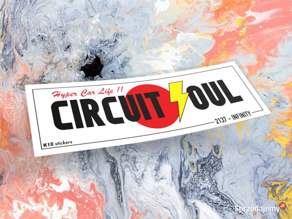 Naklejka CIRCUIT SOUL 12 x 4 drift slap jdm 2 naklejki podlaskie Choroszcz