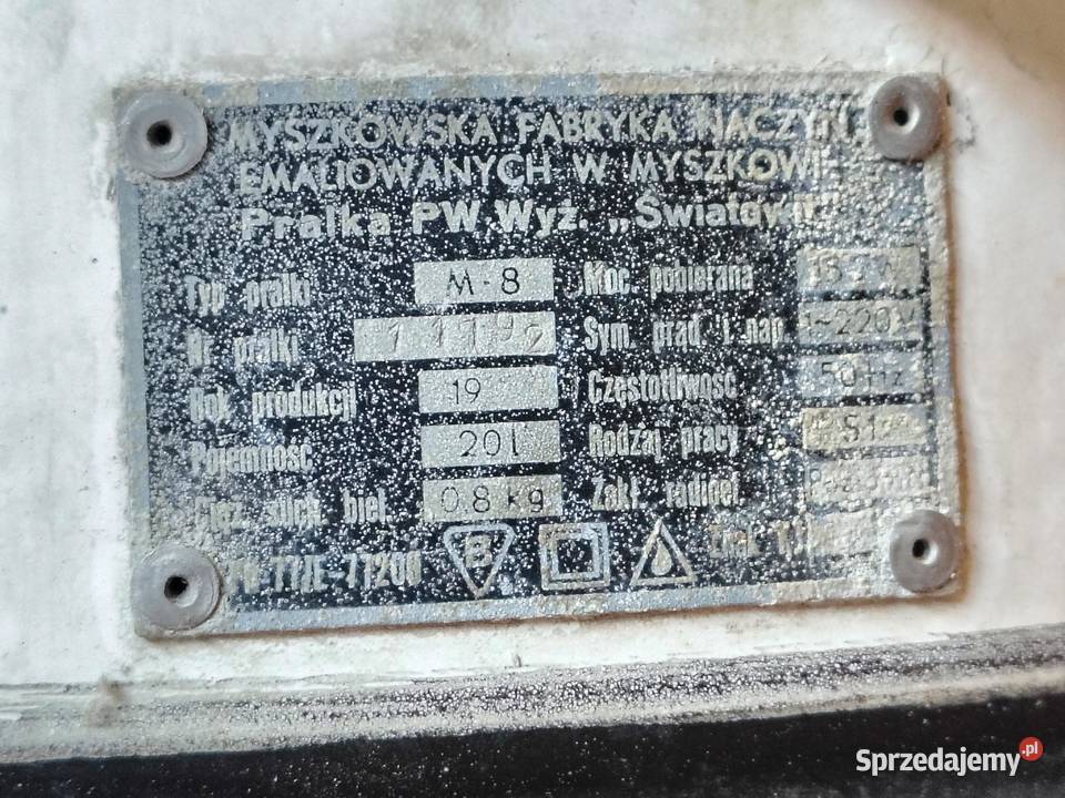 Pralka Światowit PRL Syrynia sprzedam