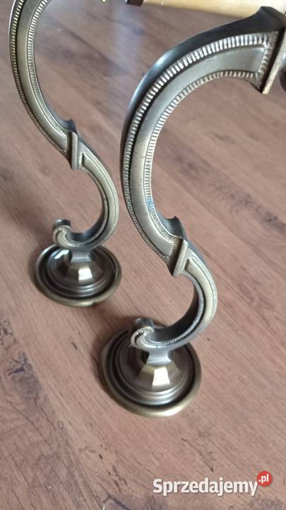 Stare mosiężne kinkiety kujawsko-pomorskie Włocławek