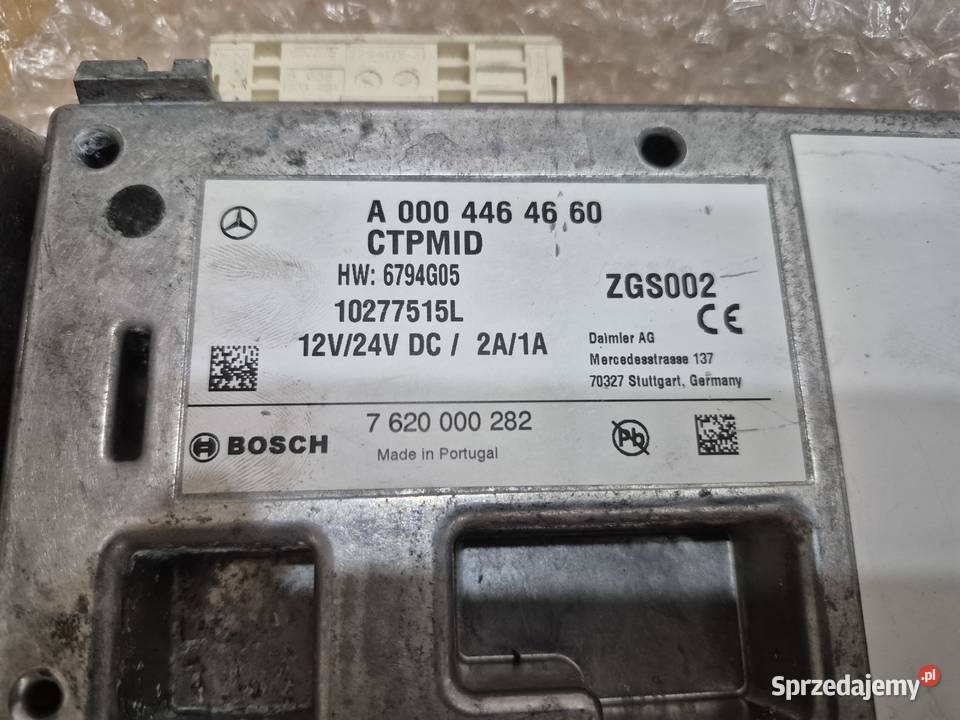 Sterownik telematyki MercedesBenz Actros Atego Części samochodowe lubuskie Obłotne
