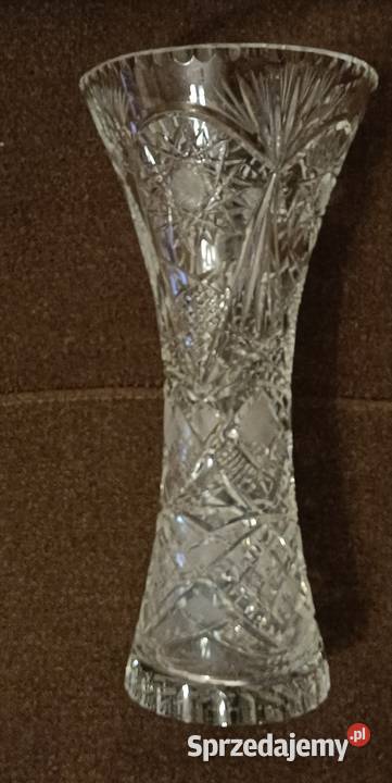 Duży kryształowy wazon PRL Antyki, Sztuka, Kolekcje Nowy Sącz