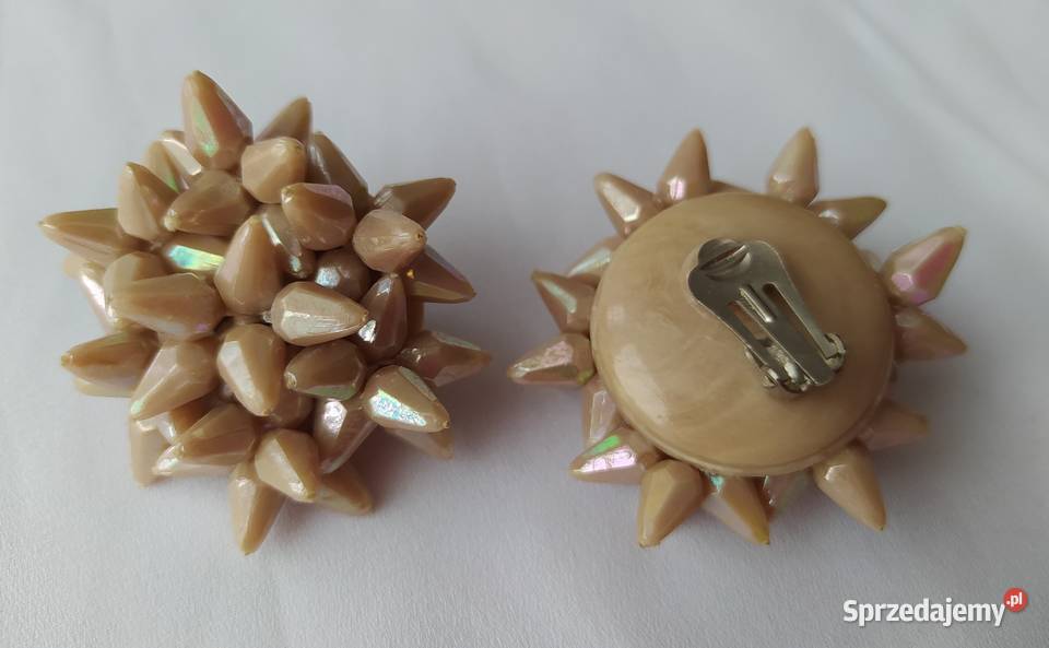 Kolczyki KLIPSY stożki Hajnówka