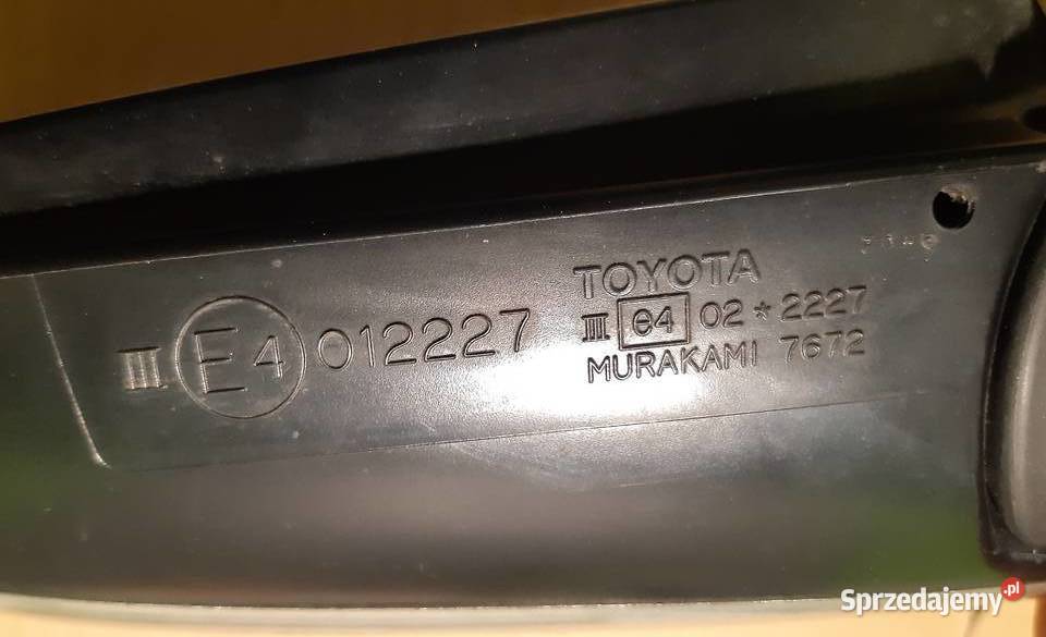 Lusterko lewe 3 PIN Toyota Corolla E12 polift Karoseria