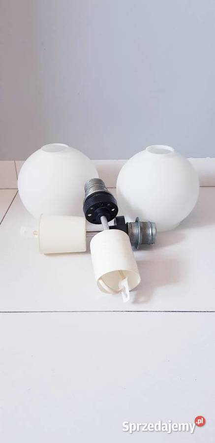 Zestaw szklanych ozdobnych kloszy Dąbrowa Górnicza