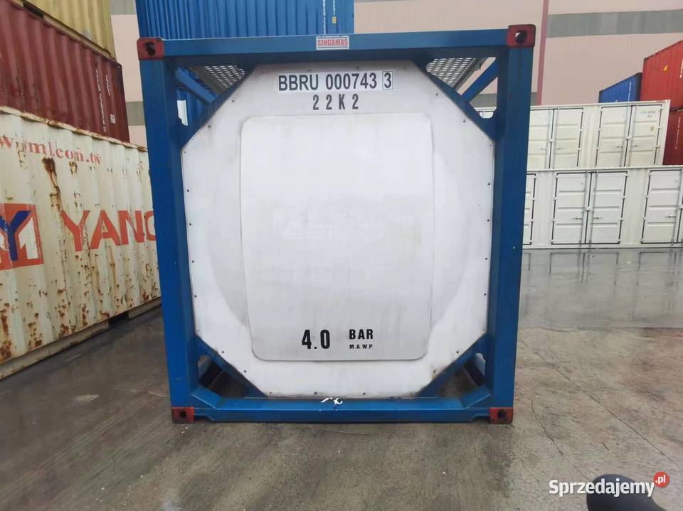 Kontener zbiornikowy 20ft CIMC poj 26 000 litrów Warszawa