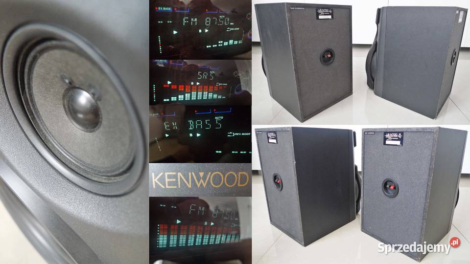 Kenwood RXD700 wieża HIFI kolumny 3way 400W Bass Godziesze Wielkie sprzedam