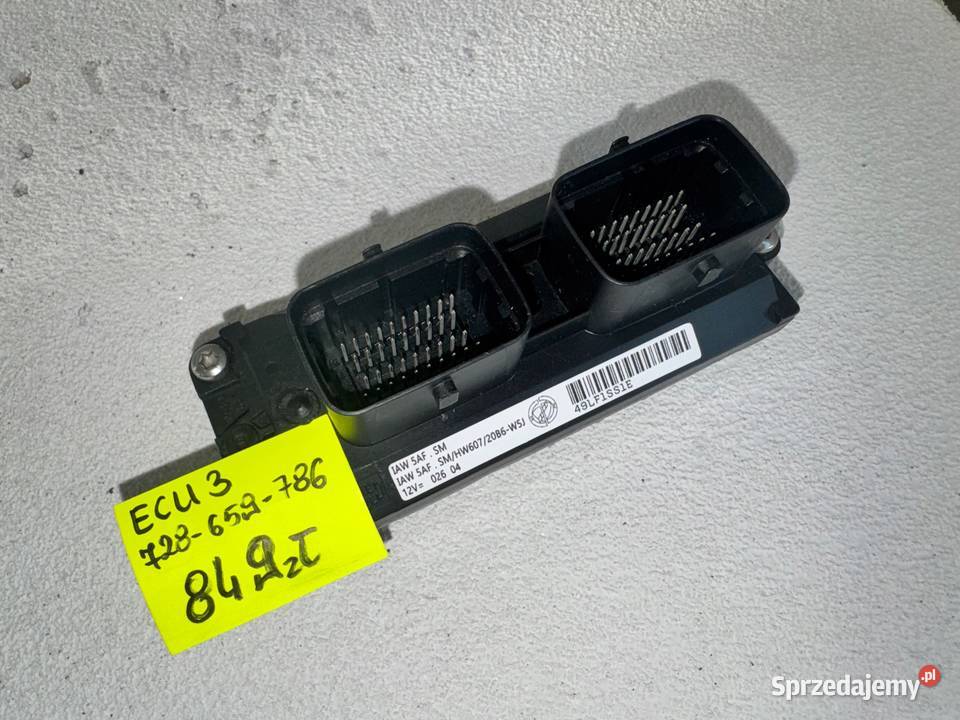 STEROWNIK silnik FIAT IAW 5AFSMHW607 czysty osobowe
