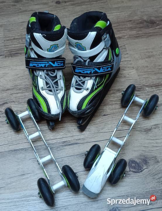 Łyżworolki z wymienną płozą 4w1 3134 lemon Sport Zbylitowska Góra