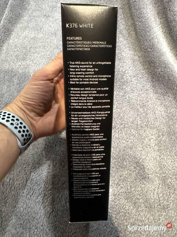 AKG K376 K 376 Słuchawki dokanałowe nowe Dąbrowa Górnicza