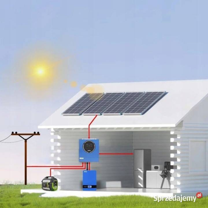 Inwerter Hybrydowy Solarny Anenji 5KW 5000W 48V dolnośląskie Głogów