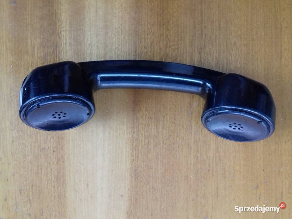 Słuchawka telefoniczna z czasów PRLu Telefony przewodowe