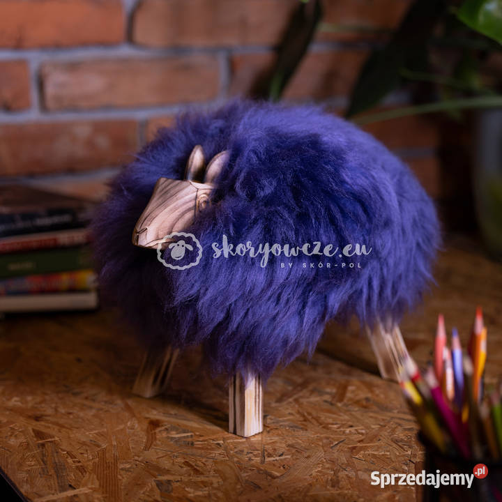 Krzesło baranek dekoracyjny fioletowy fioletowy Figurki i rzeźby Szaflary