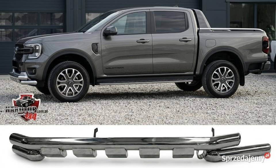 Orurowanie przednie FORD RANGER 2023 76mm Chrom