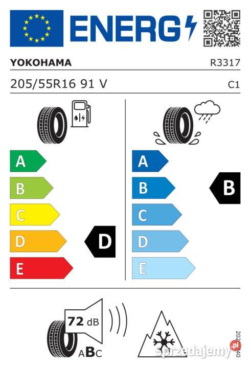 YOKOHAMA BluEarth4S AW21 91v 205 55 r16 mazowieckie Bogusławice sprzedam