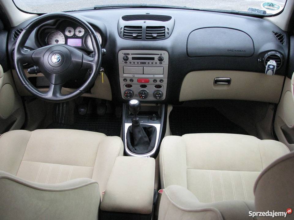 Alfa Romeo 147 19 JTD OKAZJA 2005 welurowa tapicerka Międzyrzecz