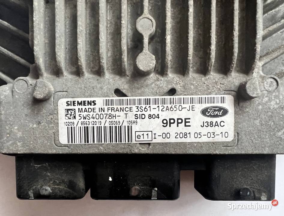 Komputer sterownik Ford Fiesta MK6 14 TDCI osobowe Komputery wielkopolskie Ostrów Wielkopolski