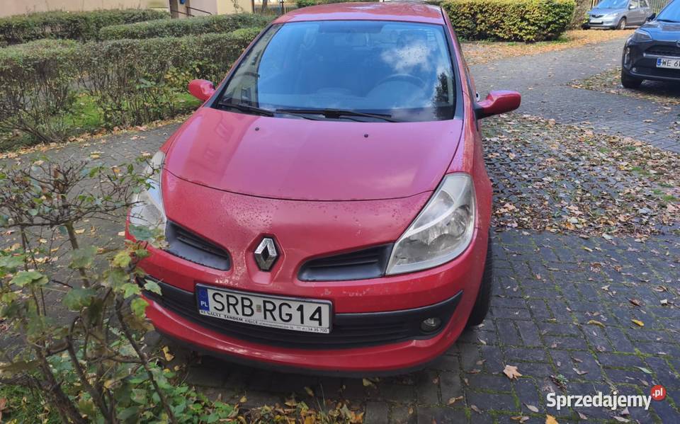 Okazja Sprzedam Renaulit Clio III z 2007 roku Hatchback Dąbrowa Górnicza