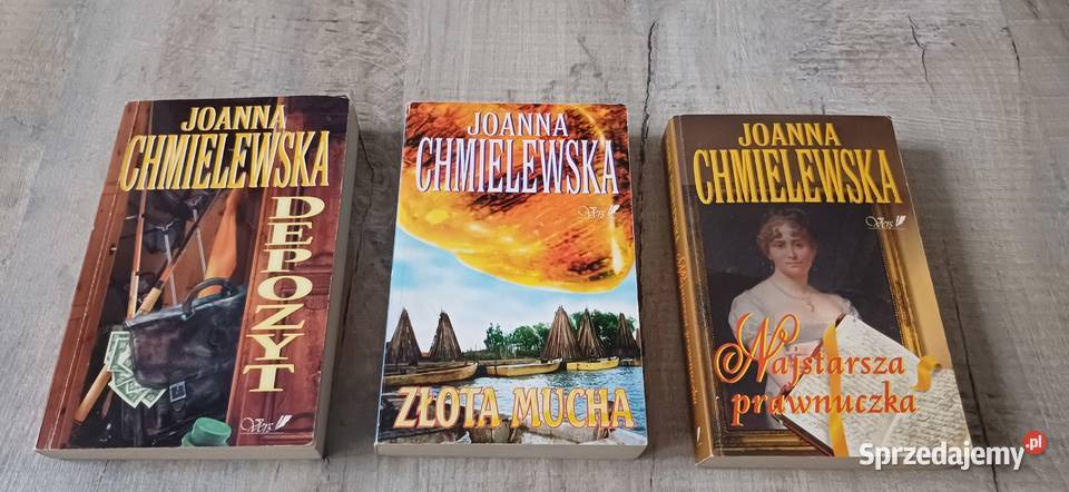 CHMIELEWSKA Joanna zestaw 3 książek