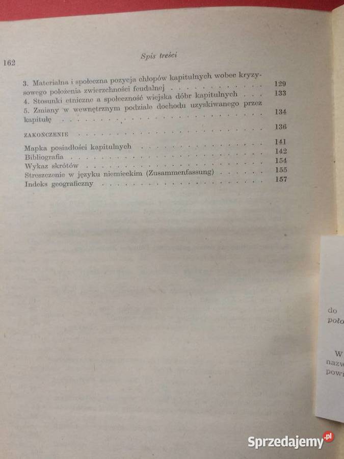 3163 Dobra Kapituły Kamieńskiej Do Połowy XV Szczecin sprzedam