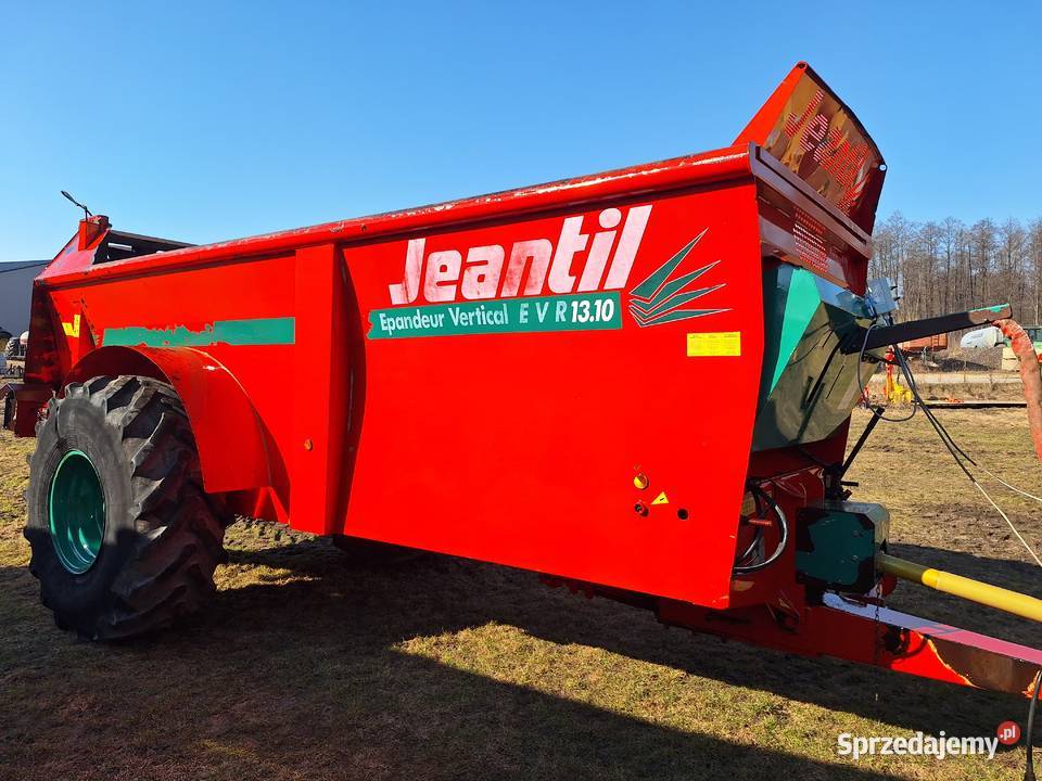 Rozrzutnik obornika wannowy wałki pionowe Stan nieuszkodzony Łomża