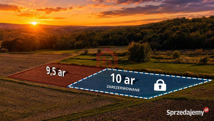 Ogłoszenie działka 950m2 Wielopole Skrzyńskie