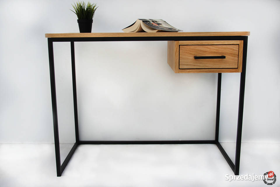 Biurko loftowe z szufladą konsola loftowa Nowy Sącz sprzedam