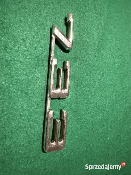 Emblemat tył BMW e23 733 śląskie Mszana