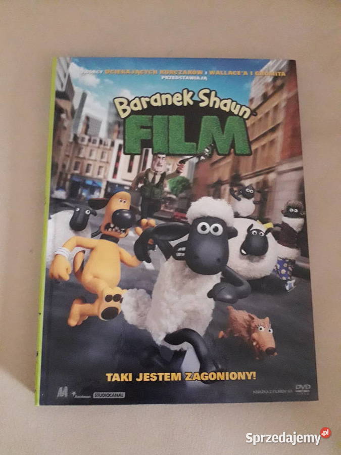 Baranek Shaun książka film na DVD Konin