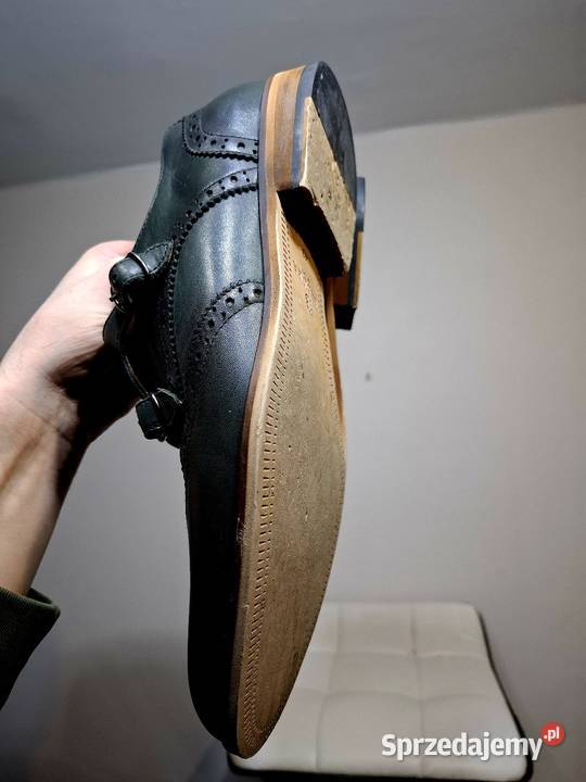 Badura 43 skórzane buty męskie monki eleganckie Kraków