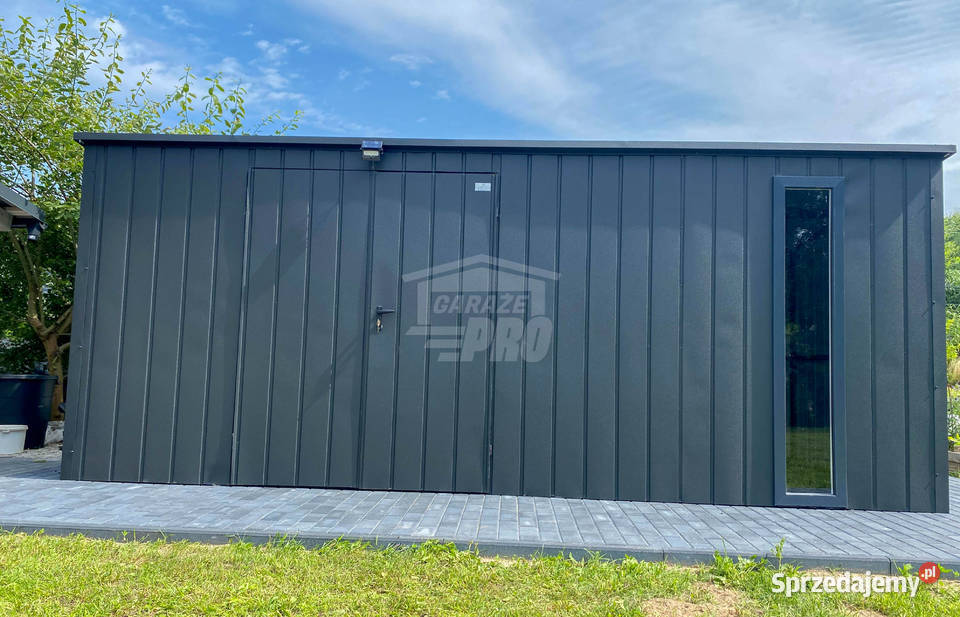 Schowek domek ogrodowy 5x25m wiata 05m brama Jarocin