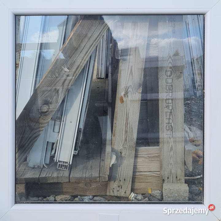 OKNA KacprzaK Witryna 83X83 FIX Używany PCV Lublin sprzedam