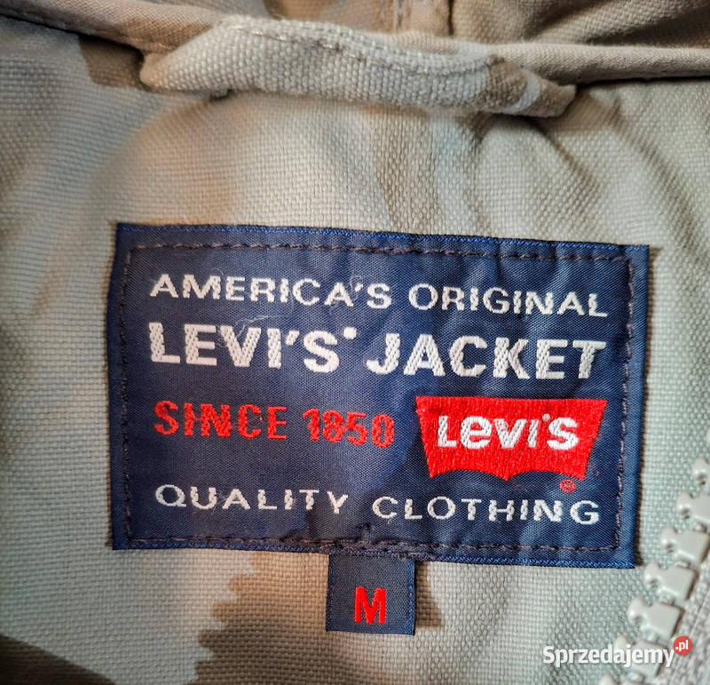 Vintage kurtka Levis wiatrówka przeciwdeszczowa