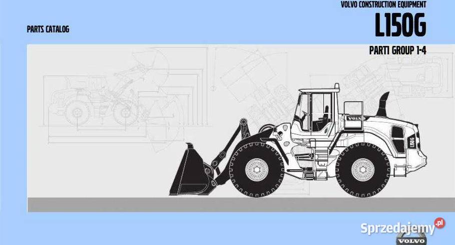 Volvo L150G katalog części zamiennych Kielce sprzedam