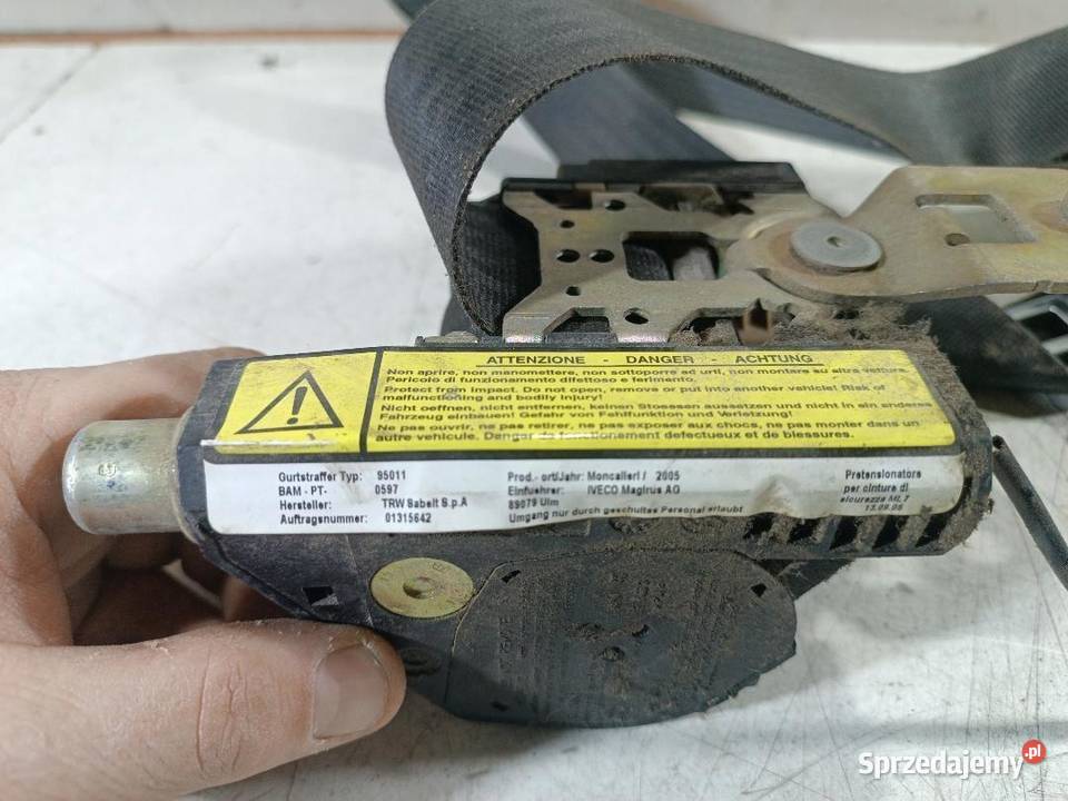 PAS BEZPIECZEŃSTWA PRAWY PRZÓD IVECO DAILY III osobowe wielkopolskie