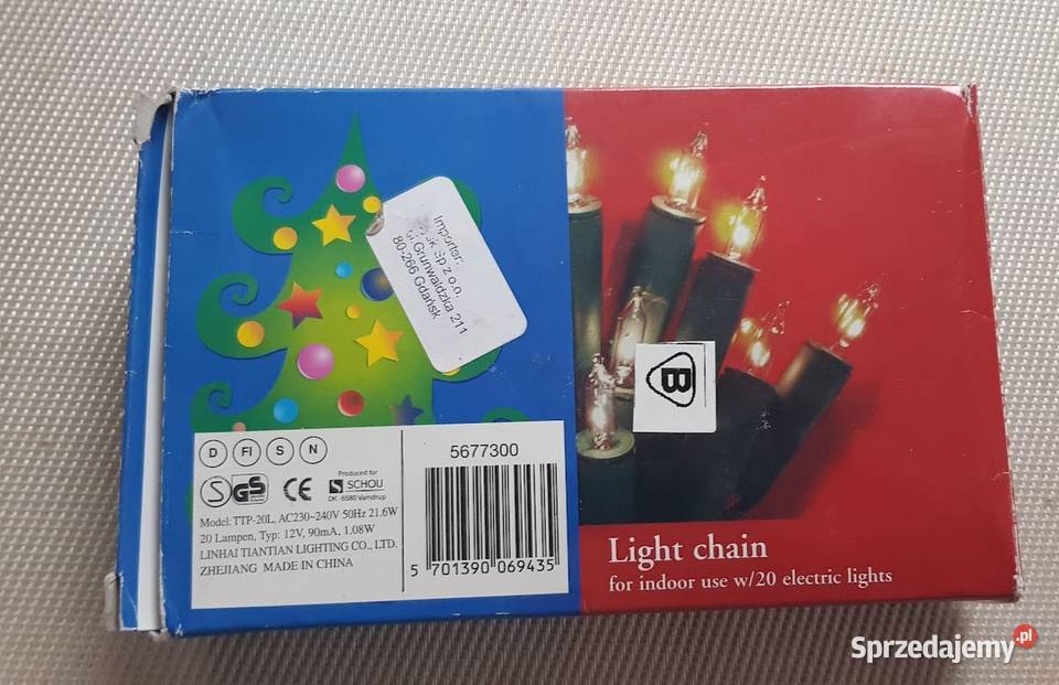 Lampki choinkowe sprzedam