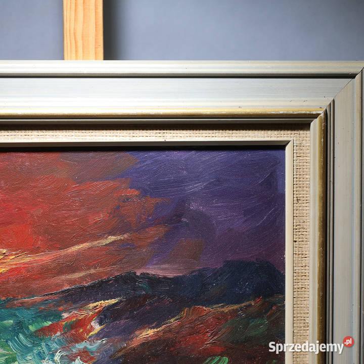 ARTexpert Obraz olejny na płótnie unikalne Dobrzany